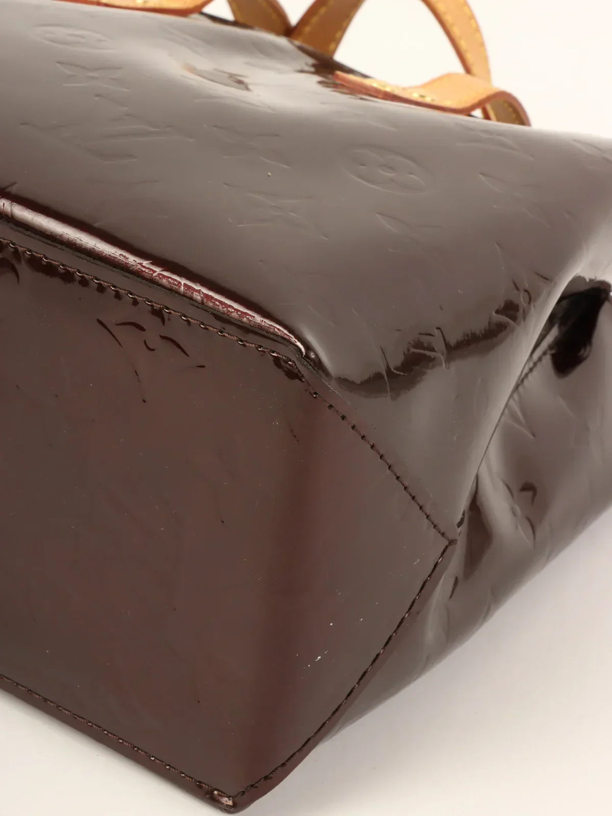 LOUIS VUITTON 2007 Made Monogram Vernis Reade Pm Amarante