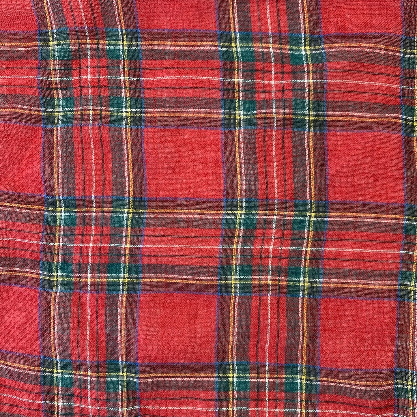 Gucci Plaid Tartan Pocket Square in Red
