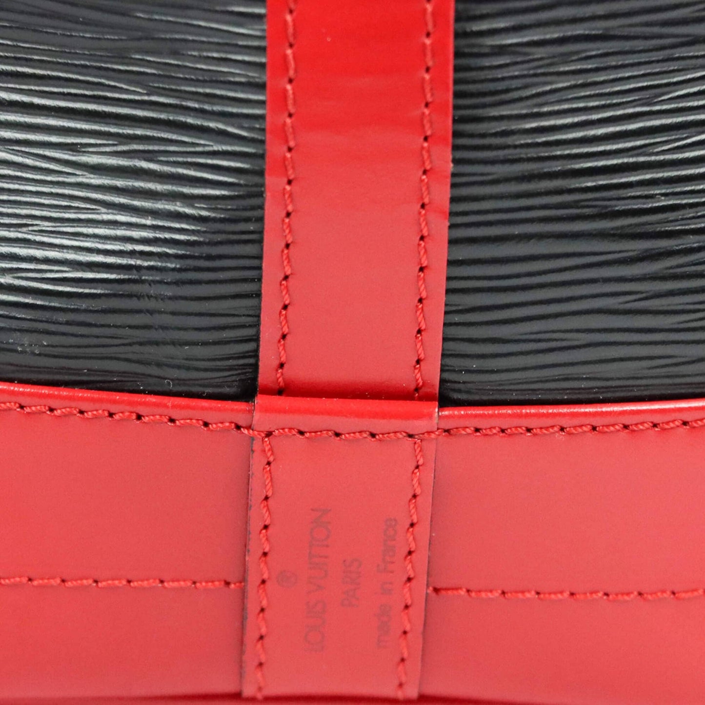 Louis Vuitton Grand Noé Bicolor Black/Red Epi