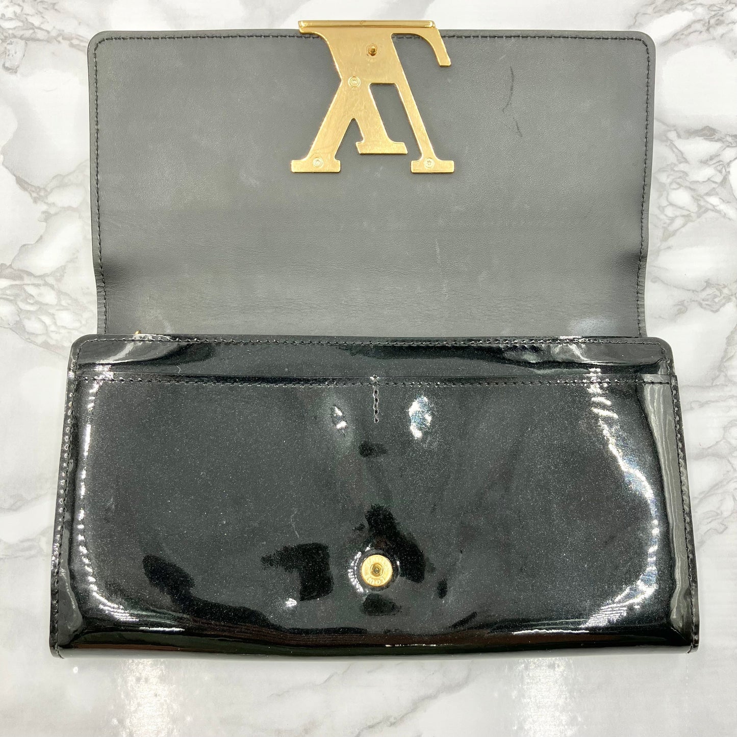 Louis Vuitton  Vernis Louise Long wallet