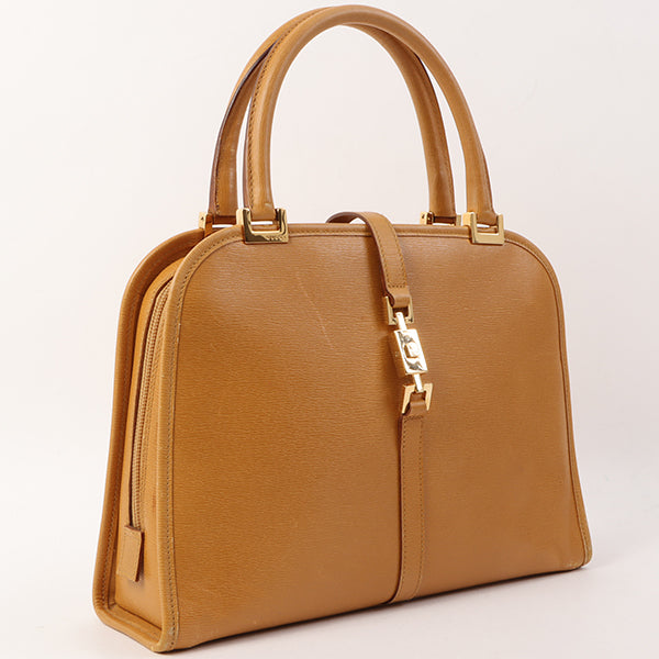 Gucci Jackie Top Handle Bag Light Brown
