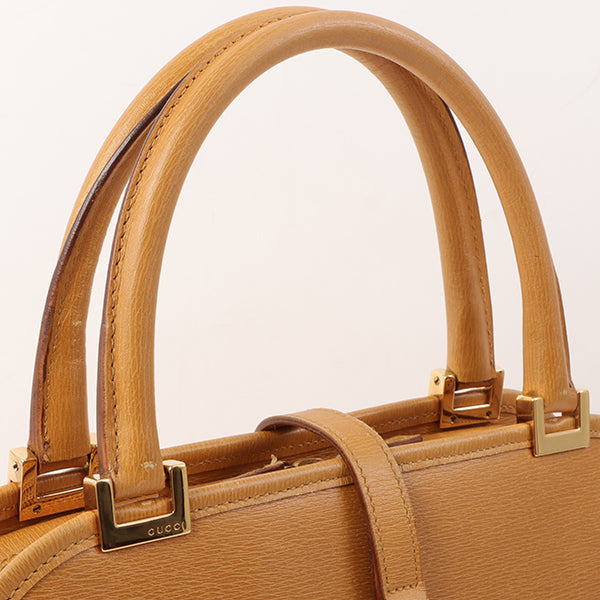 Gucci Jackie Top Handle Bag Light Brown