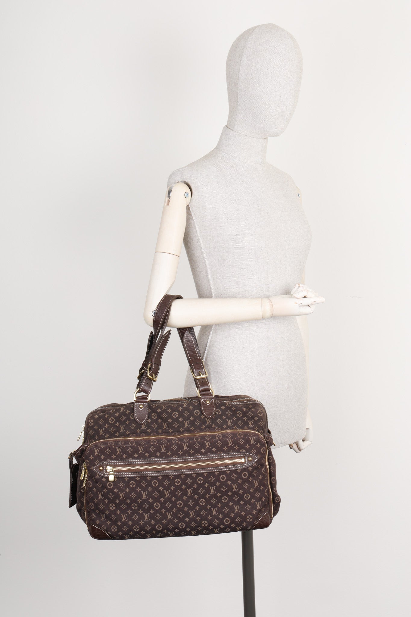 LOUIS VUITTON Diaper Bag Mini Lin Brown