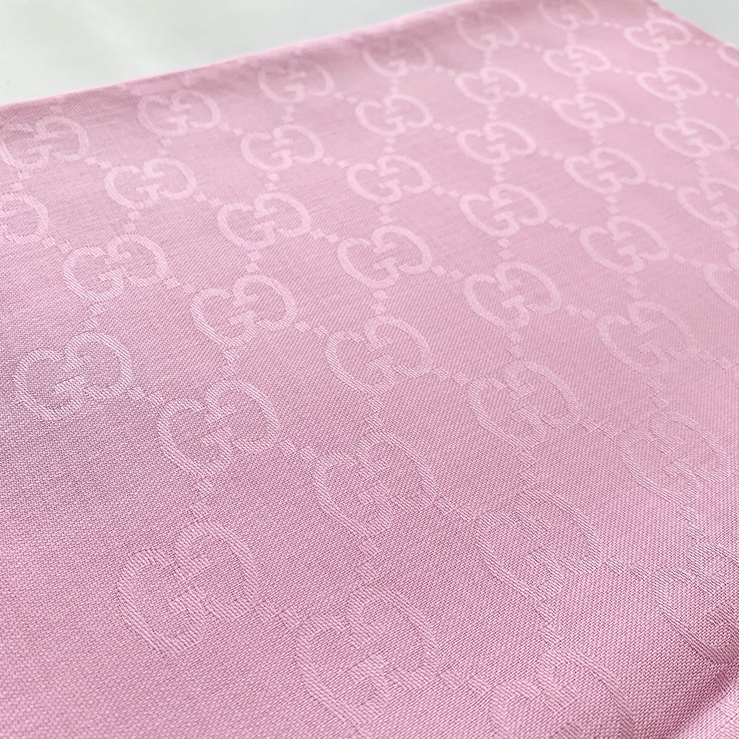 Gucci Monogram GG Long Scarf in Rose Pink