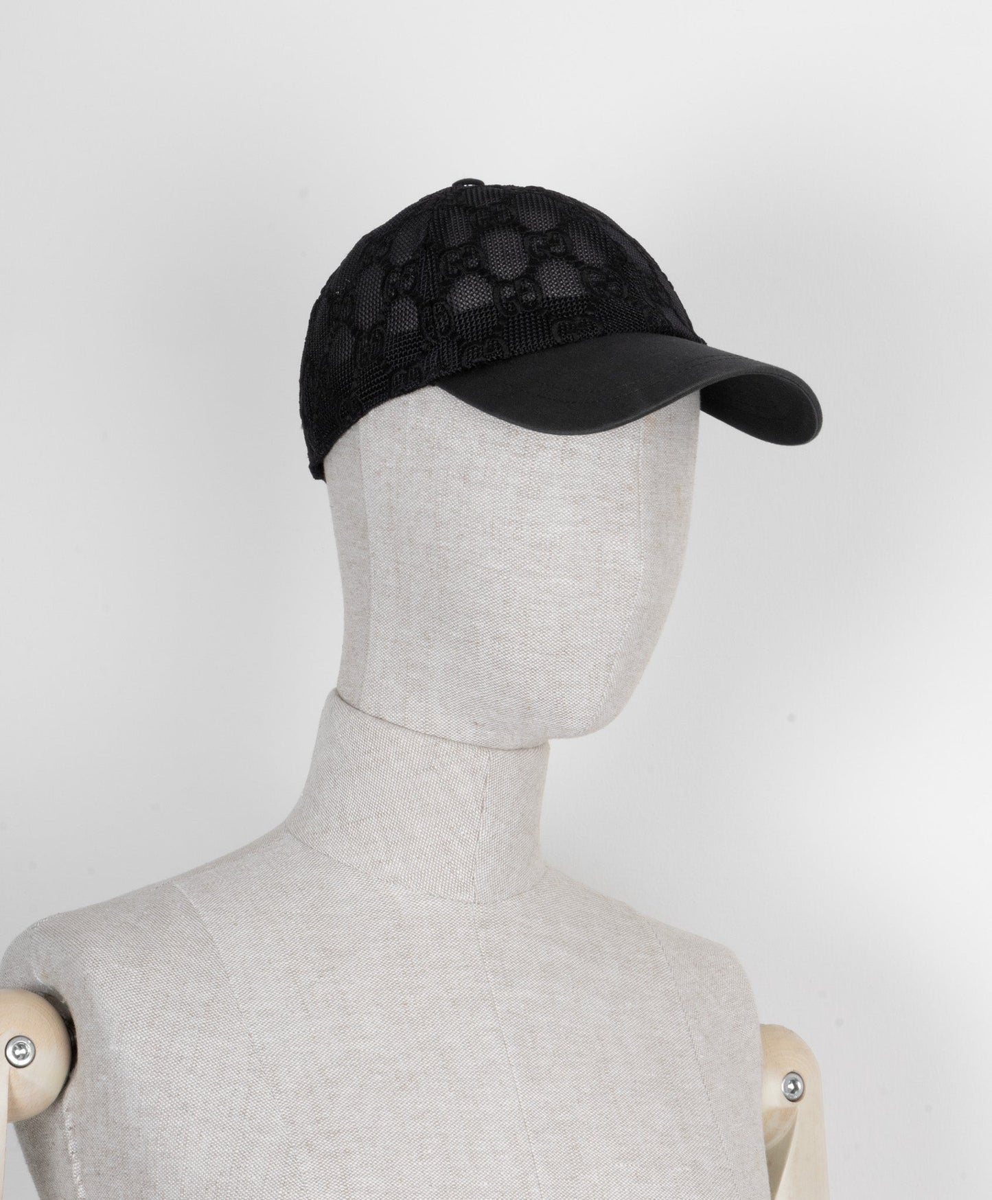 GUCCI Supreme GG Mesh Cap Black