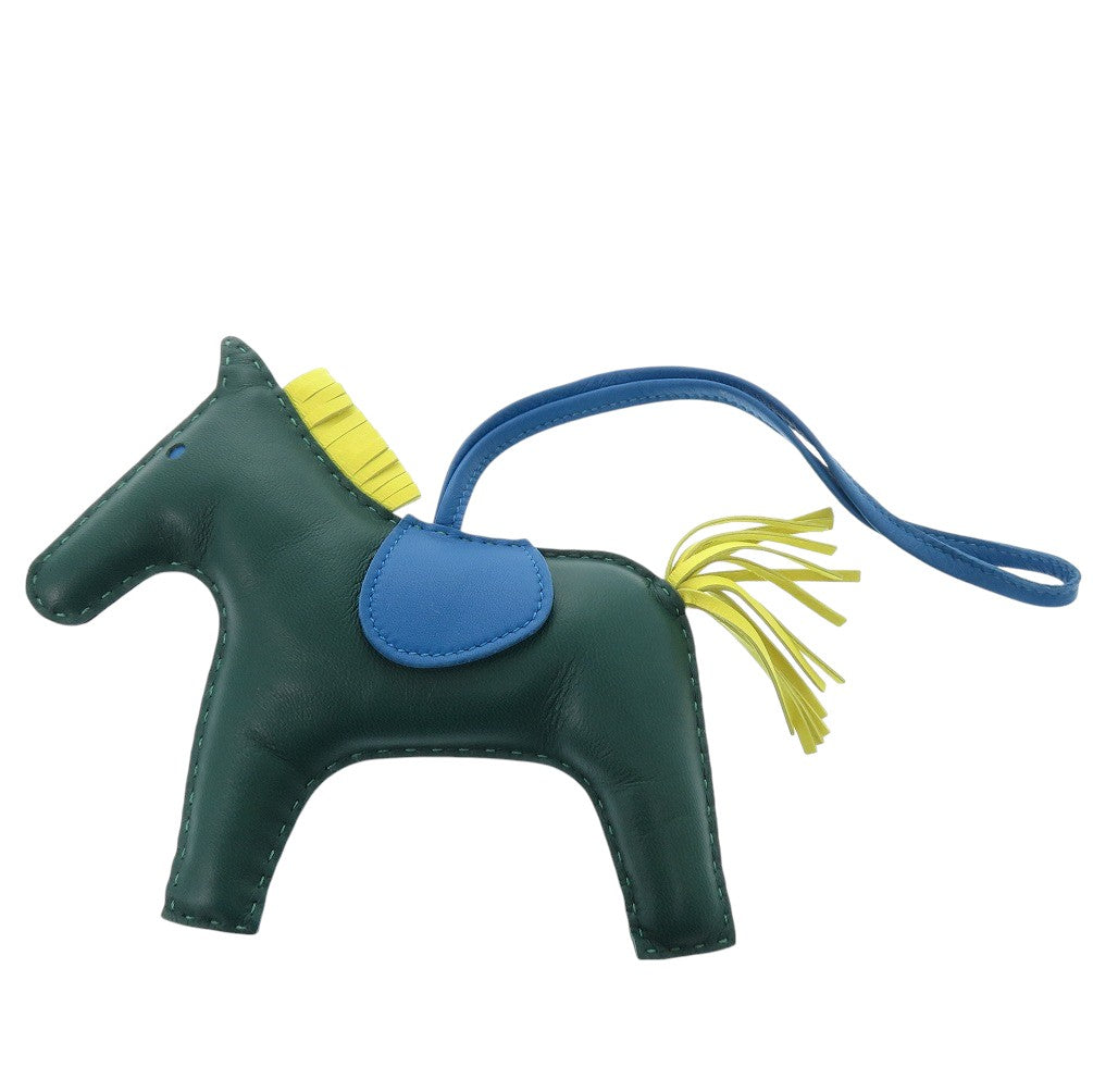 HERMES key ring Anyo Miro Malachite Rodeo GM