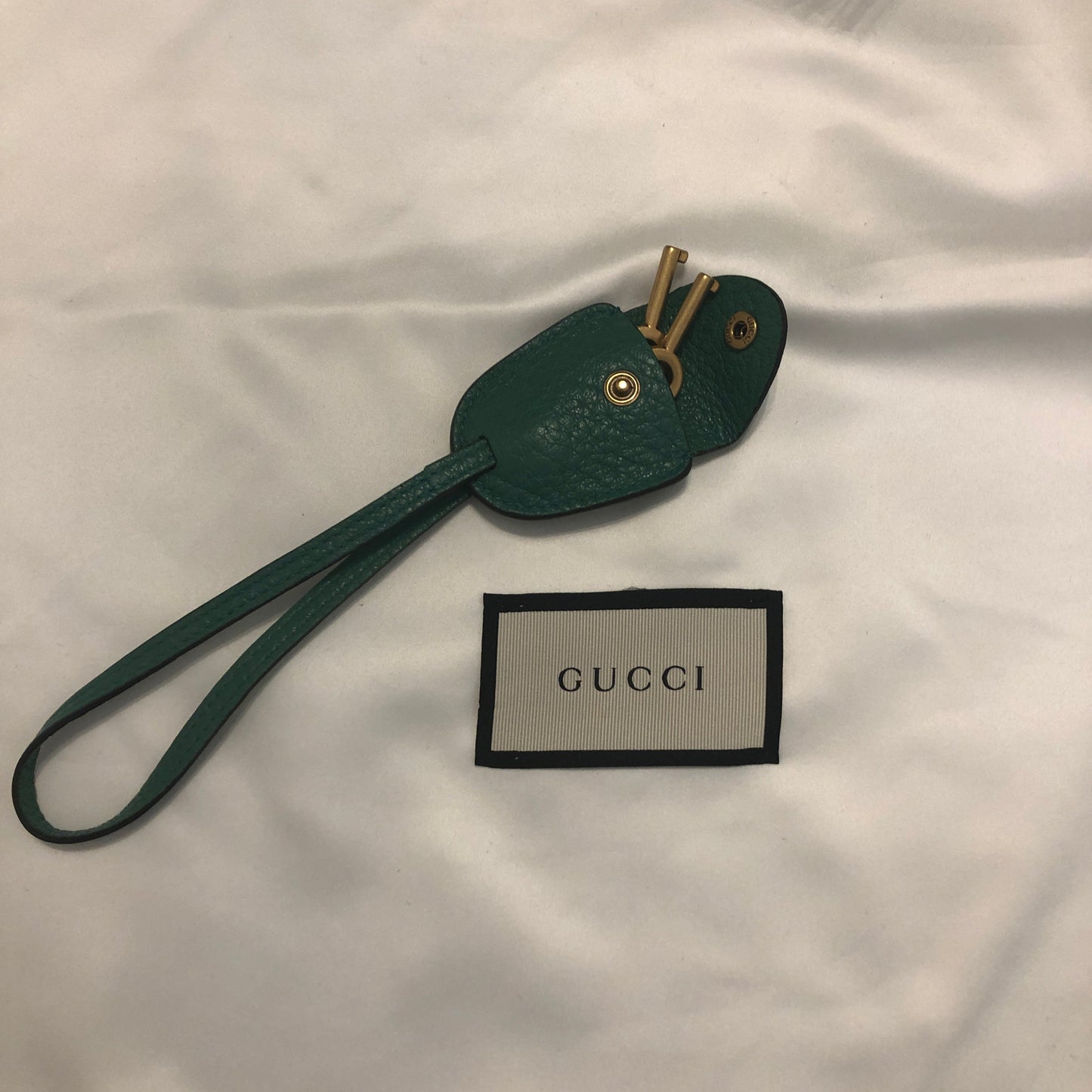 Gucci Messenger Bag with Web in Green