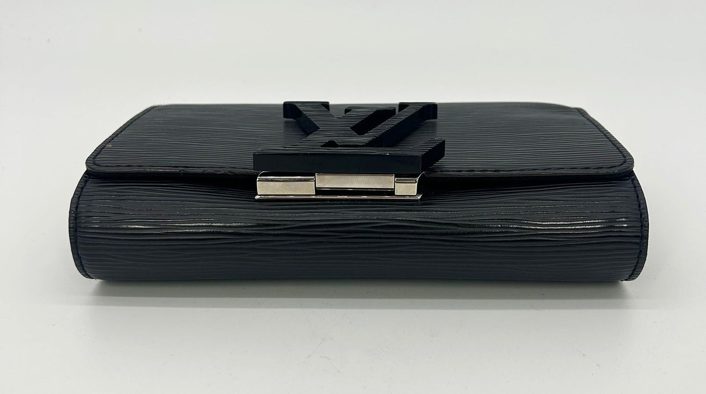 Louis Vuitton Black Epi Louise Strap PM Bag