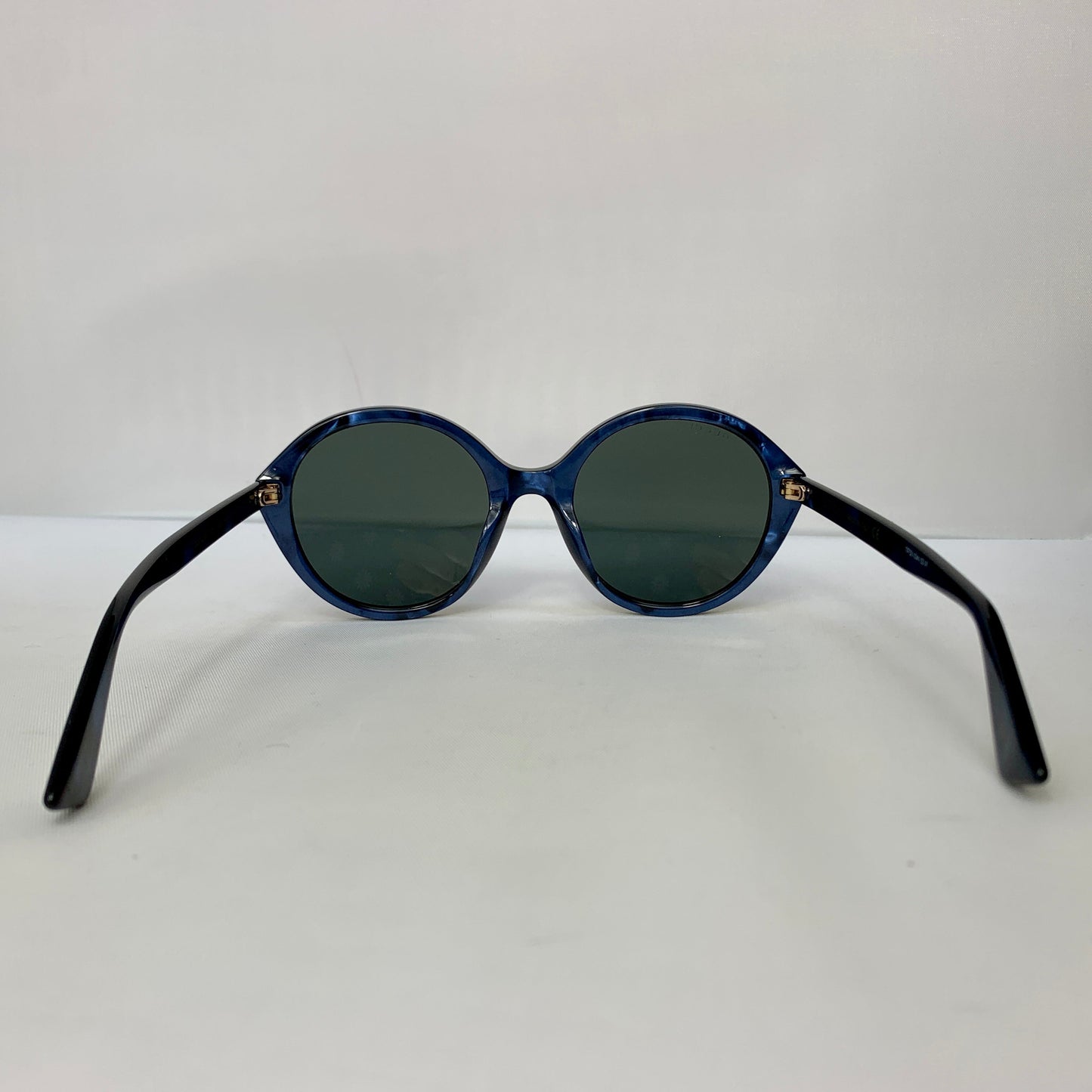 Gucci Round Frame Acetate Sunglasses in Blue