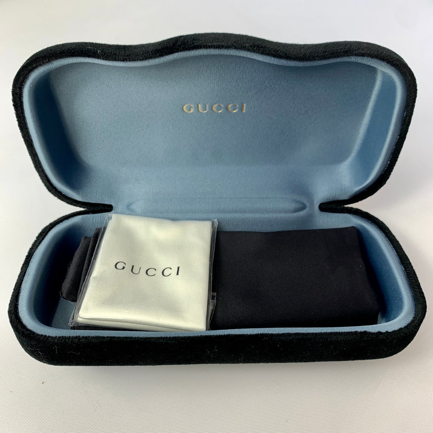 Gucci Round Frame Acetate Sunglasses in Blue