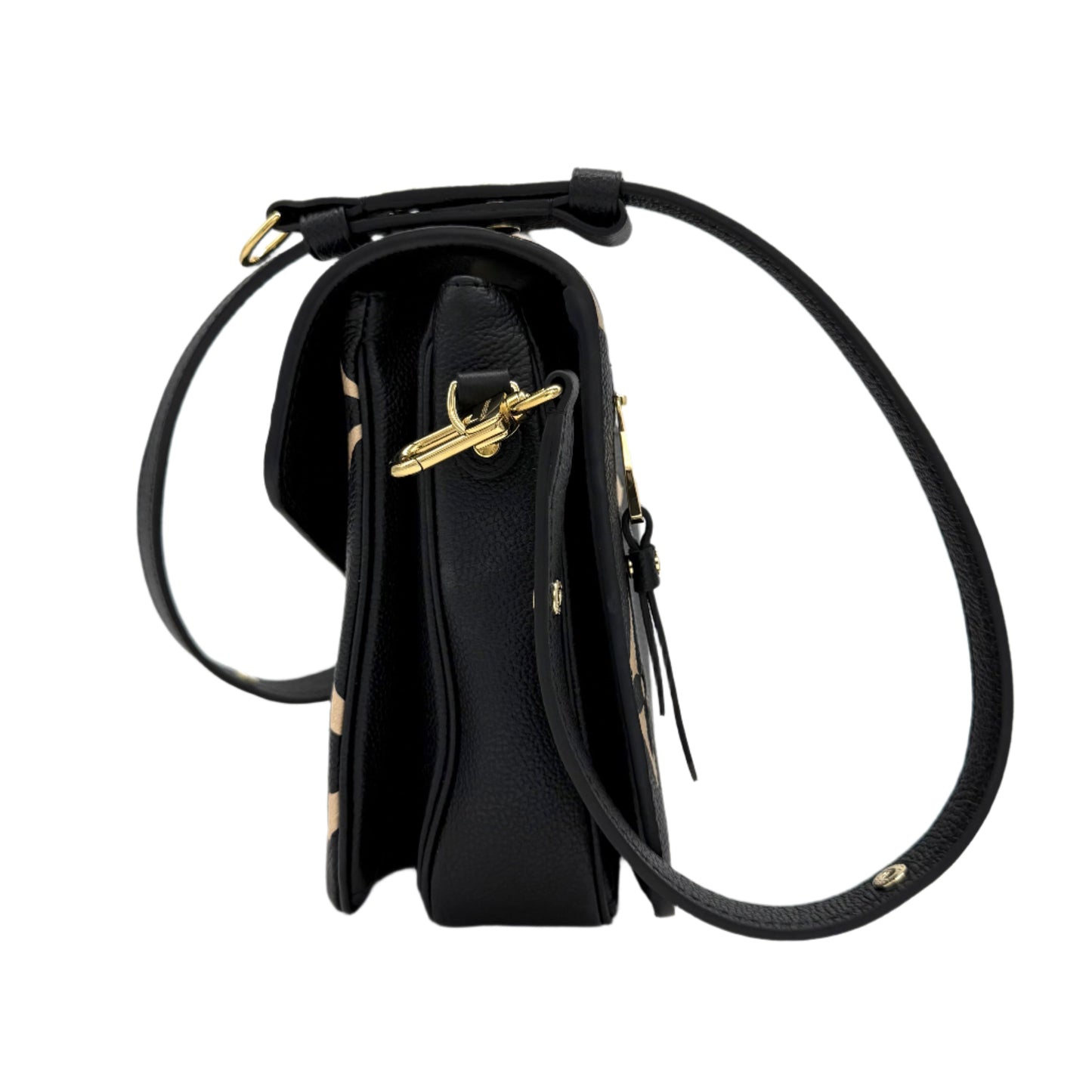 Louis Vuitton Empreinte Monogram Giant Pochette Metis in Black and Beige
