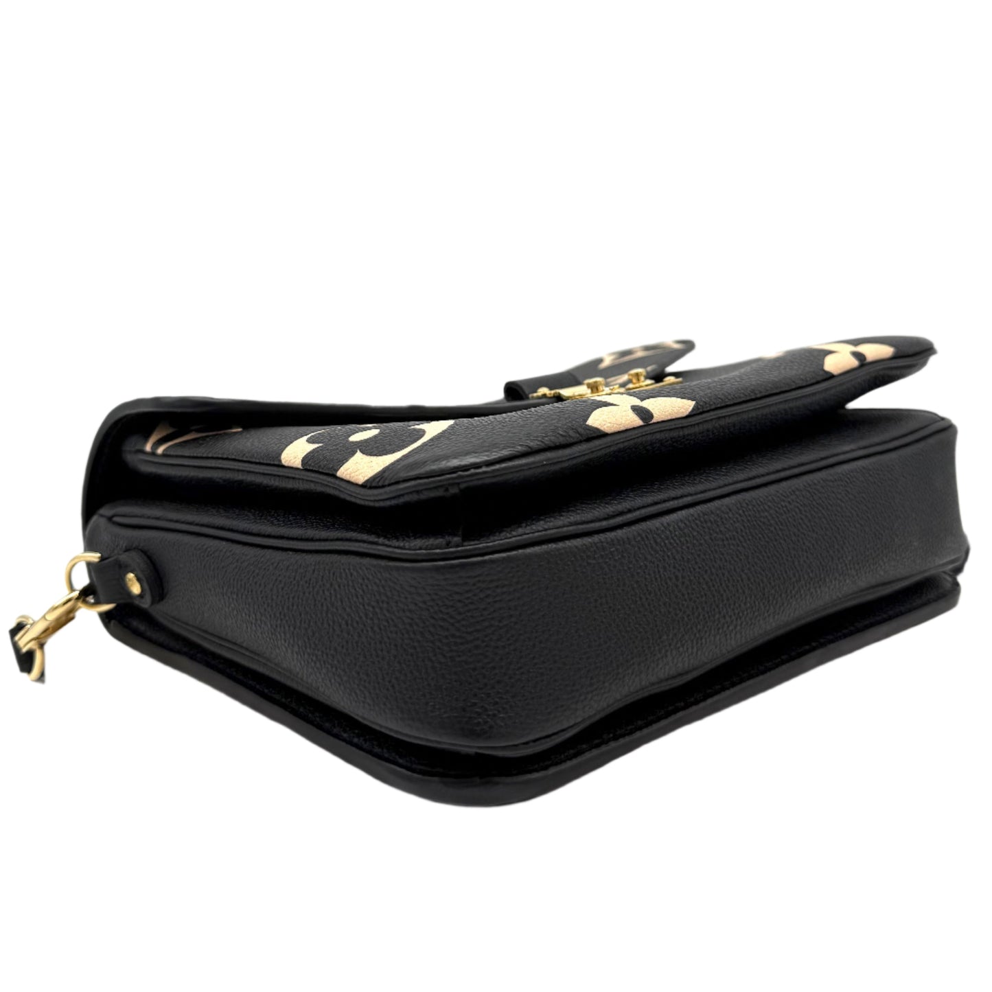 Louis Vuitton Empreinte Monogram Giant Pochette Metis in Black and Beige