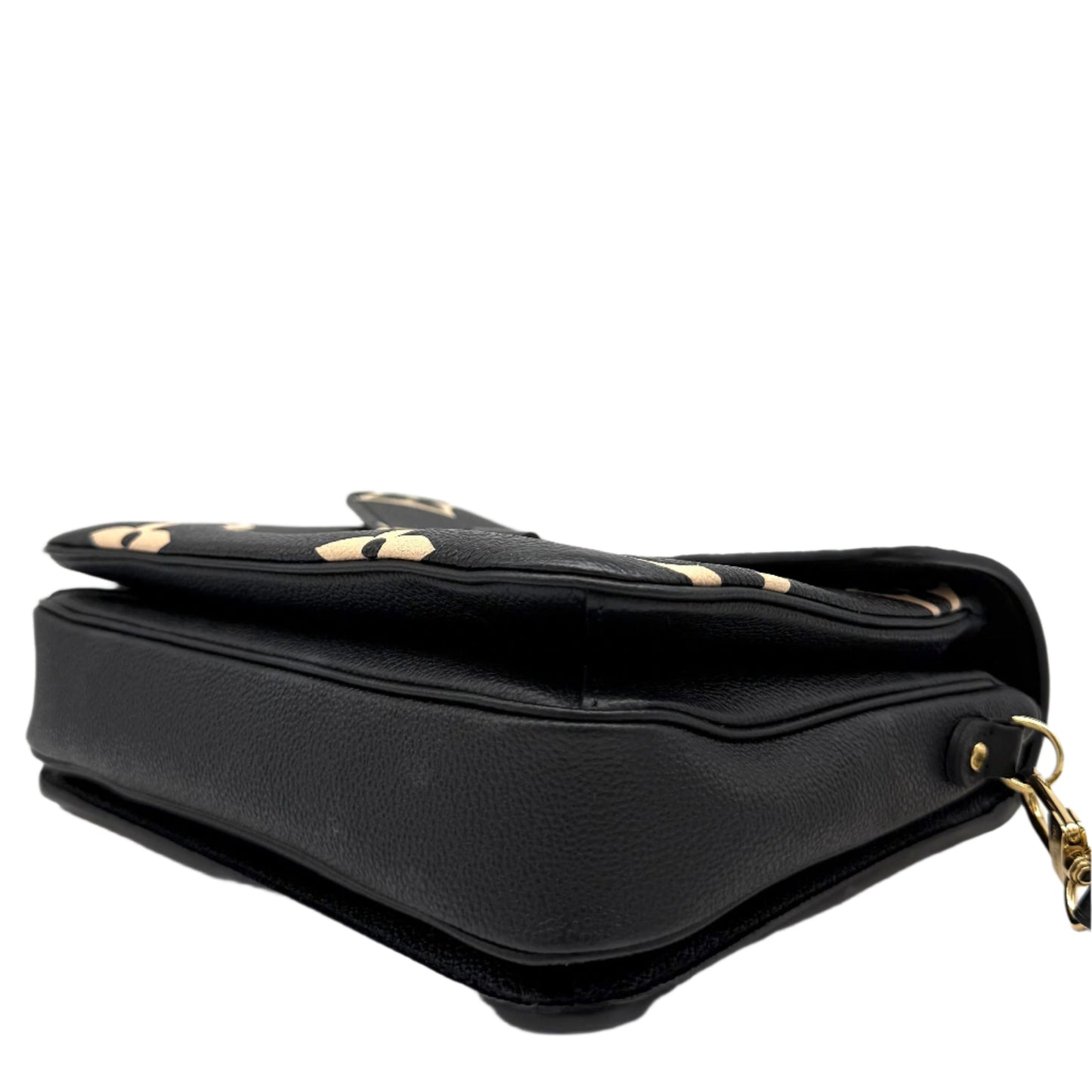 Louis Vuitton Empreinte Monogram Giant Pochette Metis in Black and Beige
