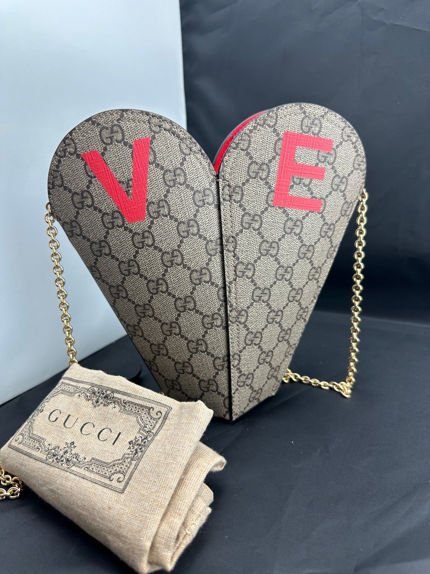 Gucci Valentine's Day Small Heart Bag