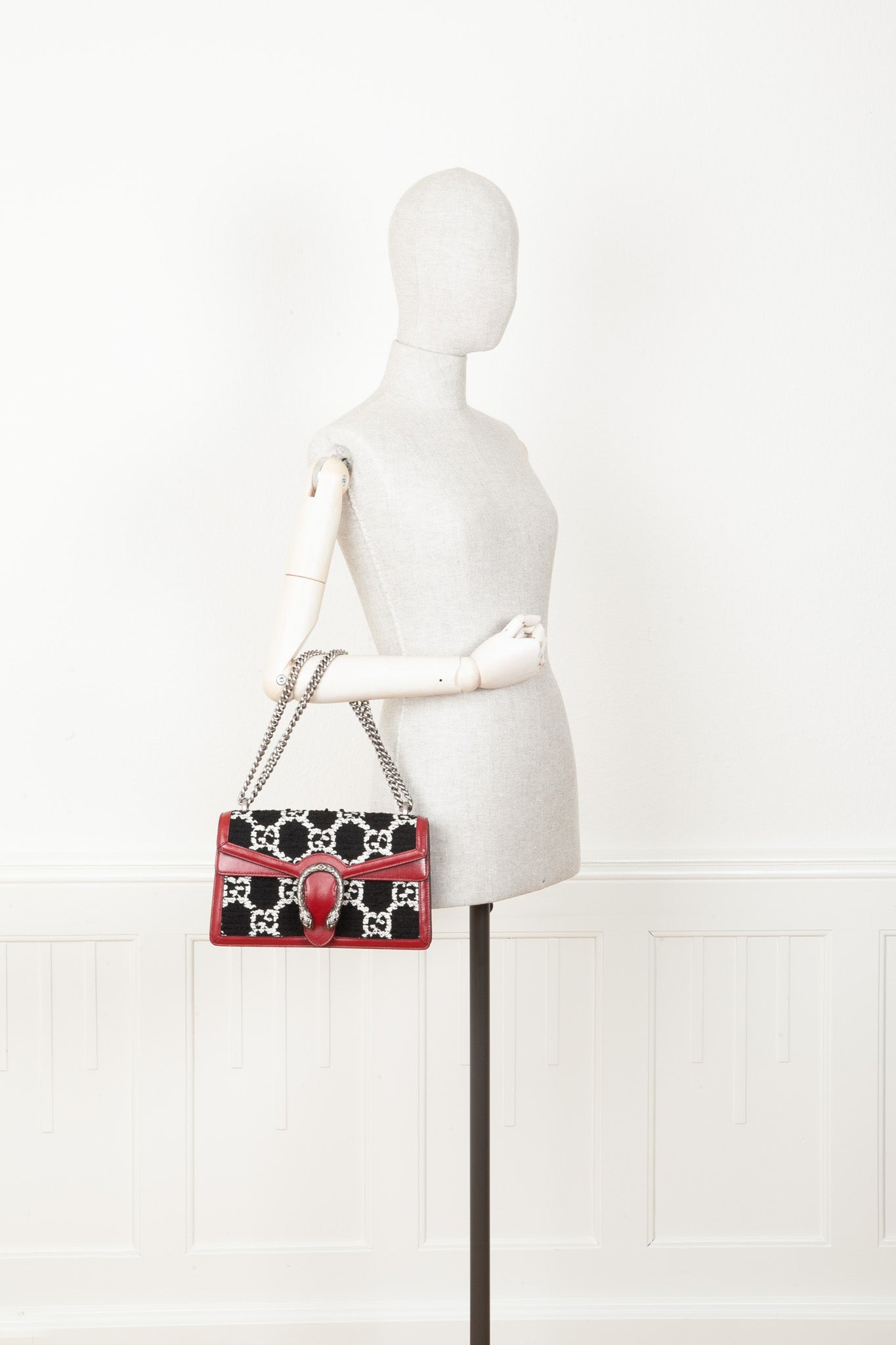 GUCCI Dionysus Bag GG Tweed