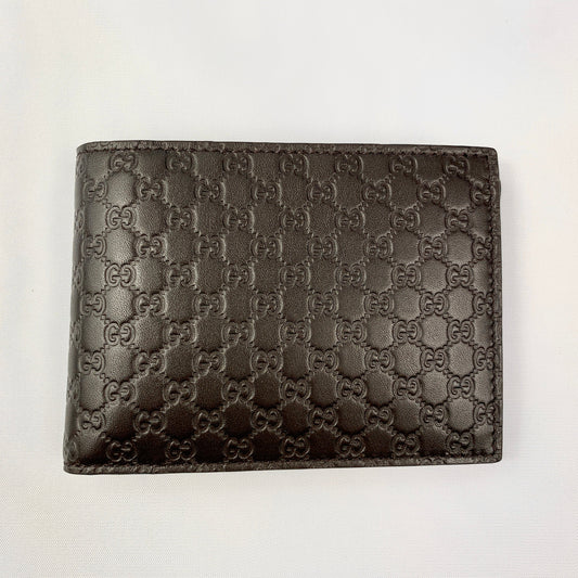 Gucci Microguccissima Men’s Bi-Fold Wallet in T. Moro