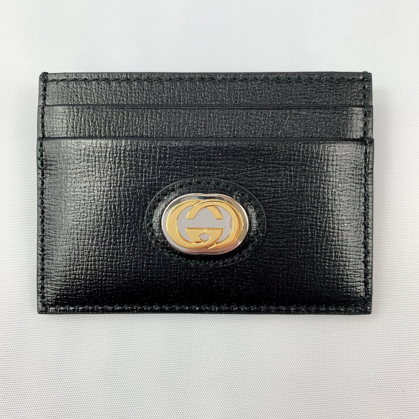 Gucci GG Marina Card Holder in Black