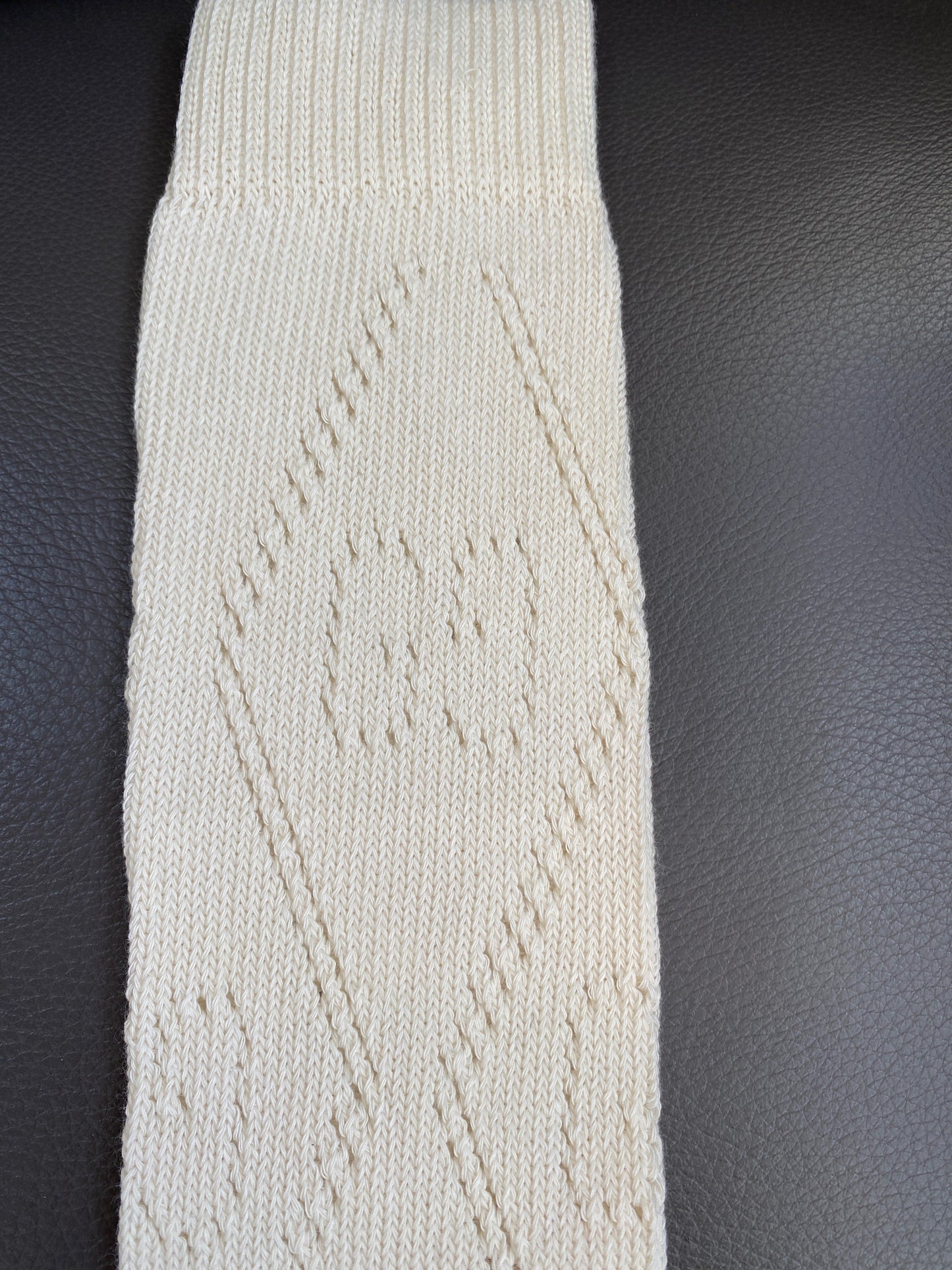 Gucci Interlocking GG Knit Sock in White
