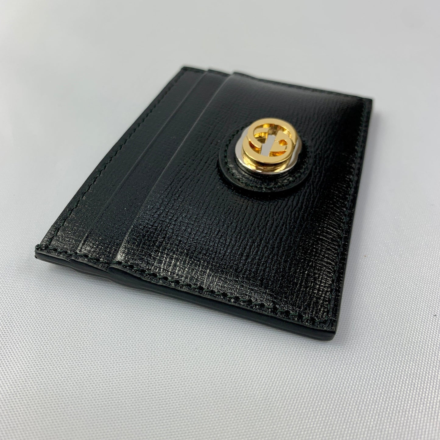 Gucci GG Marina Card Holder in Black