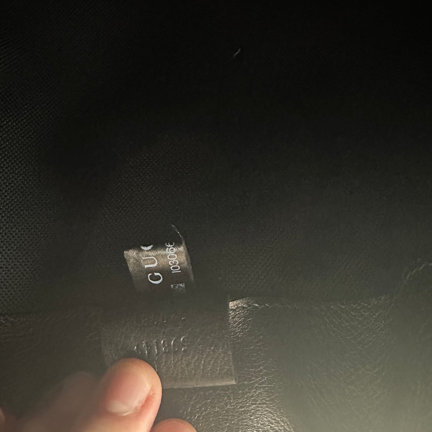 Gucci Supreme Psychedelic Bucket Bag in Black
