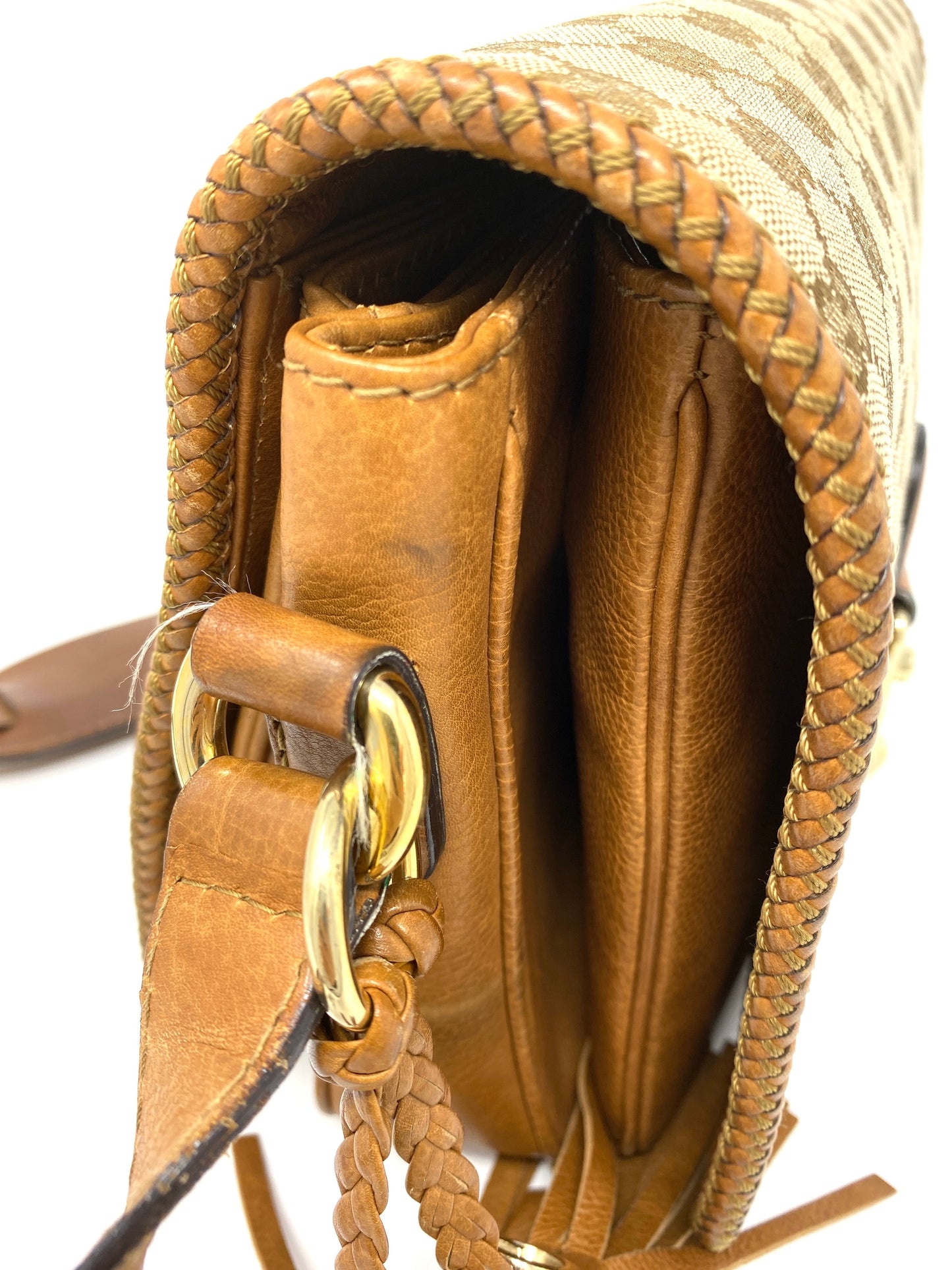 GUCCI MARRAKECH MESSENGER GG CANVAS MEDIUM IN BEIGE/BROWN