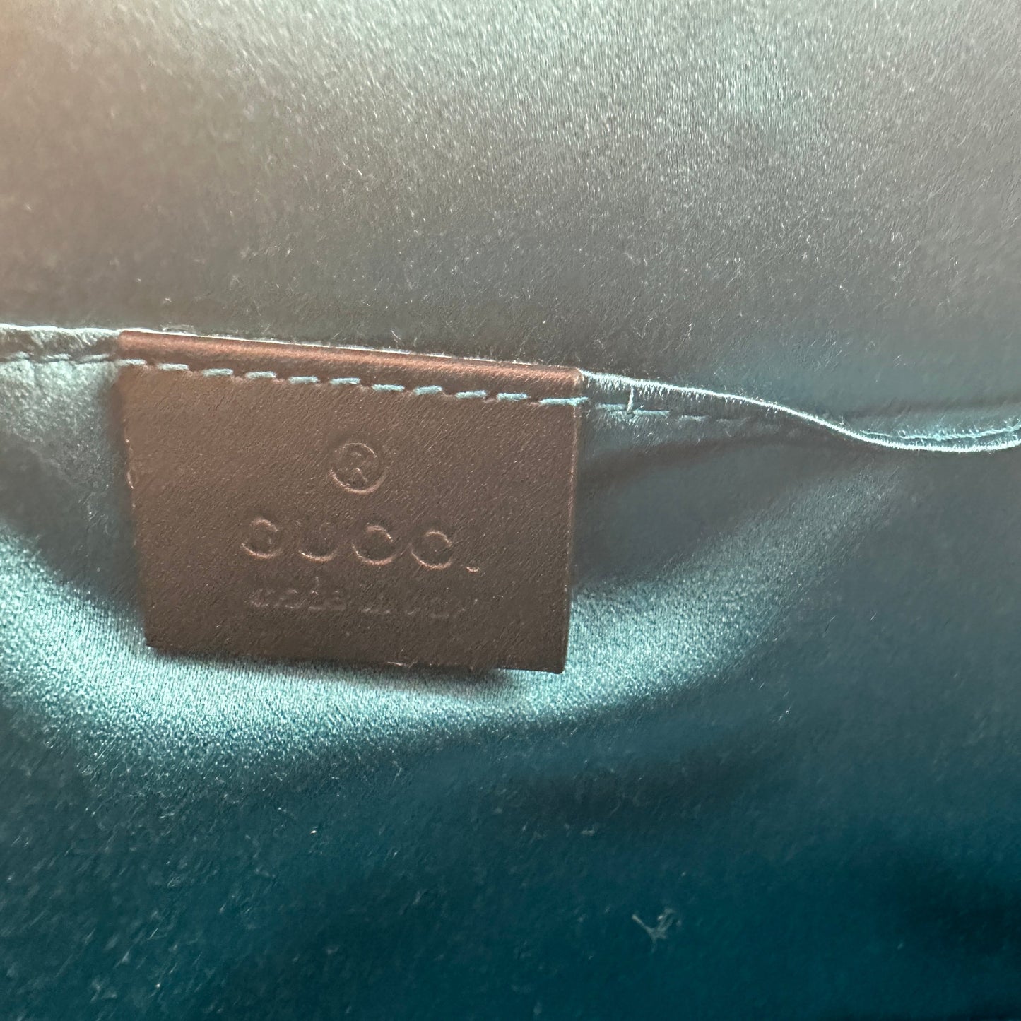 Gucci Ophidia GG Small Suede Shoulder Bag in Black