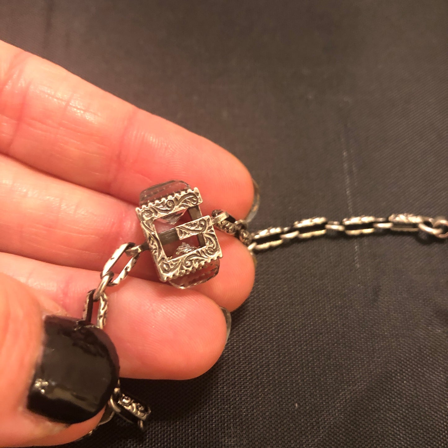 Gucci Bracelet with GG Cube in Silver
