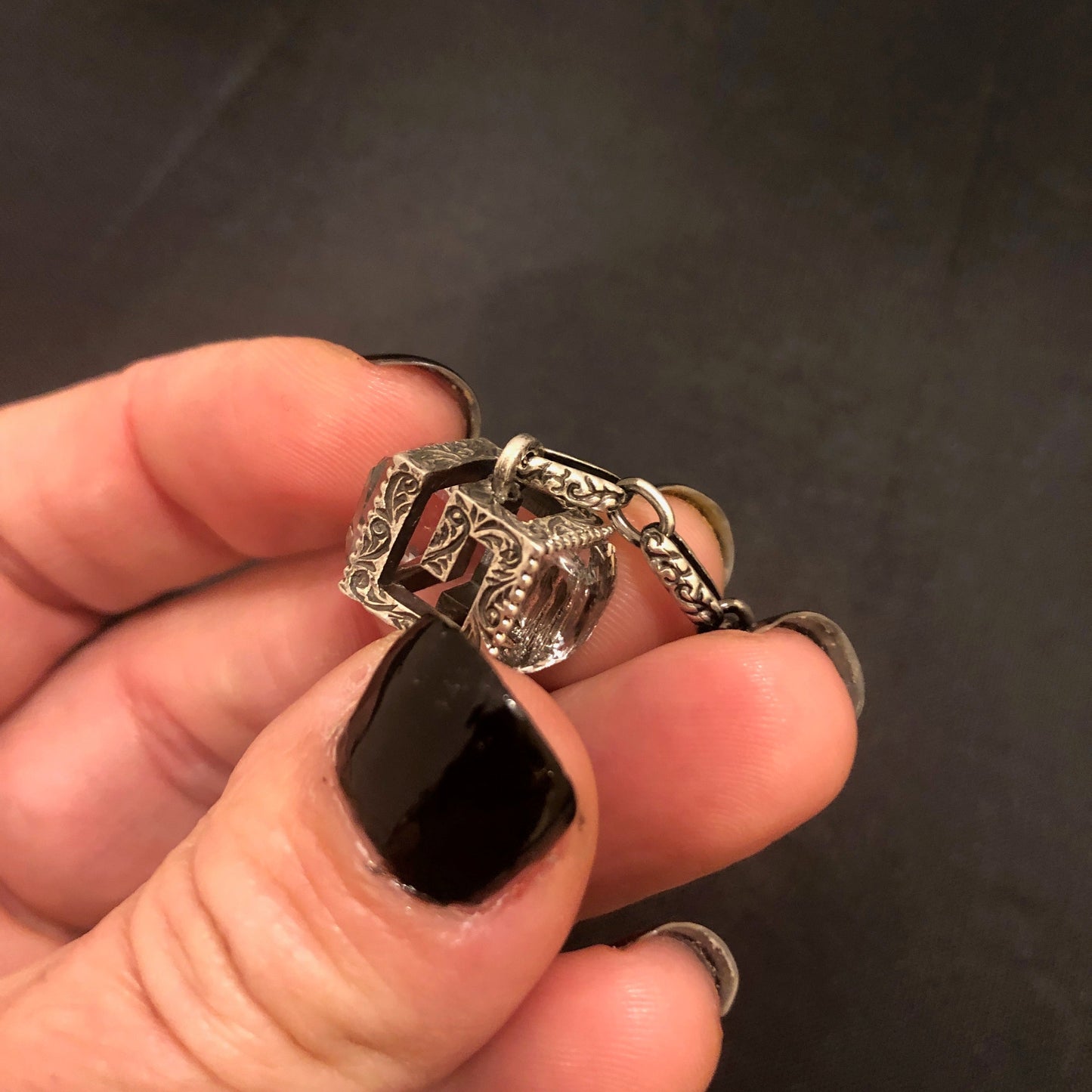 Gucci Bracelet with GG Cube in Silver