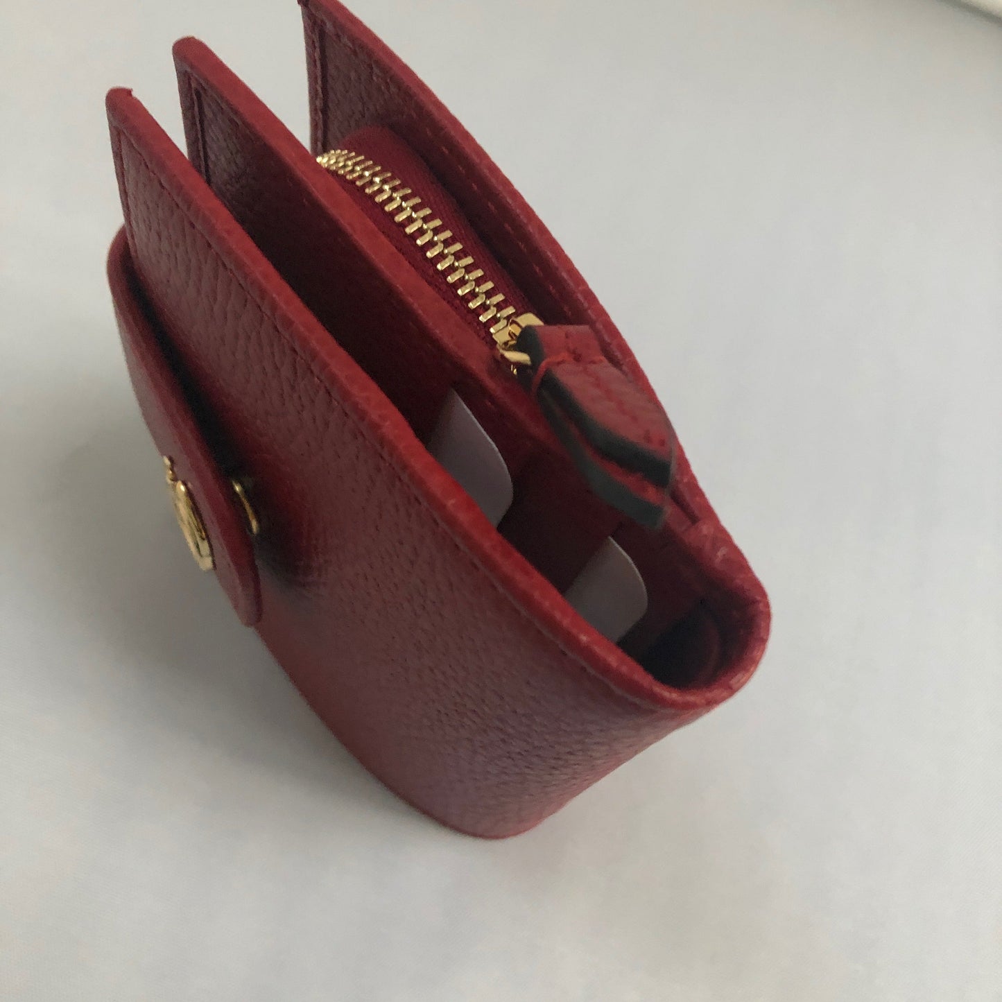 Gucci GG French Wallet in Red