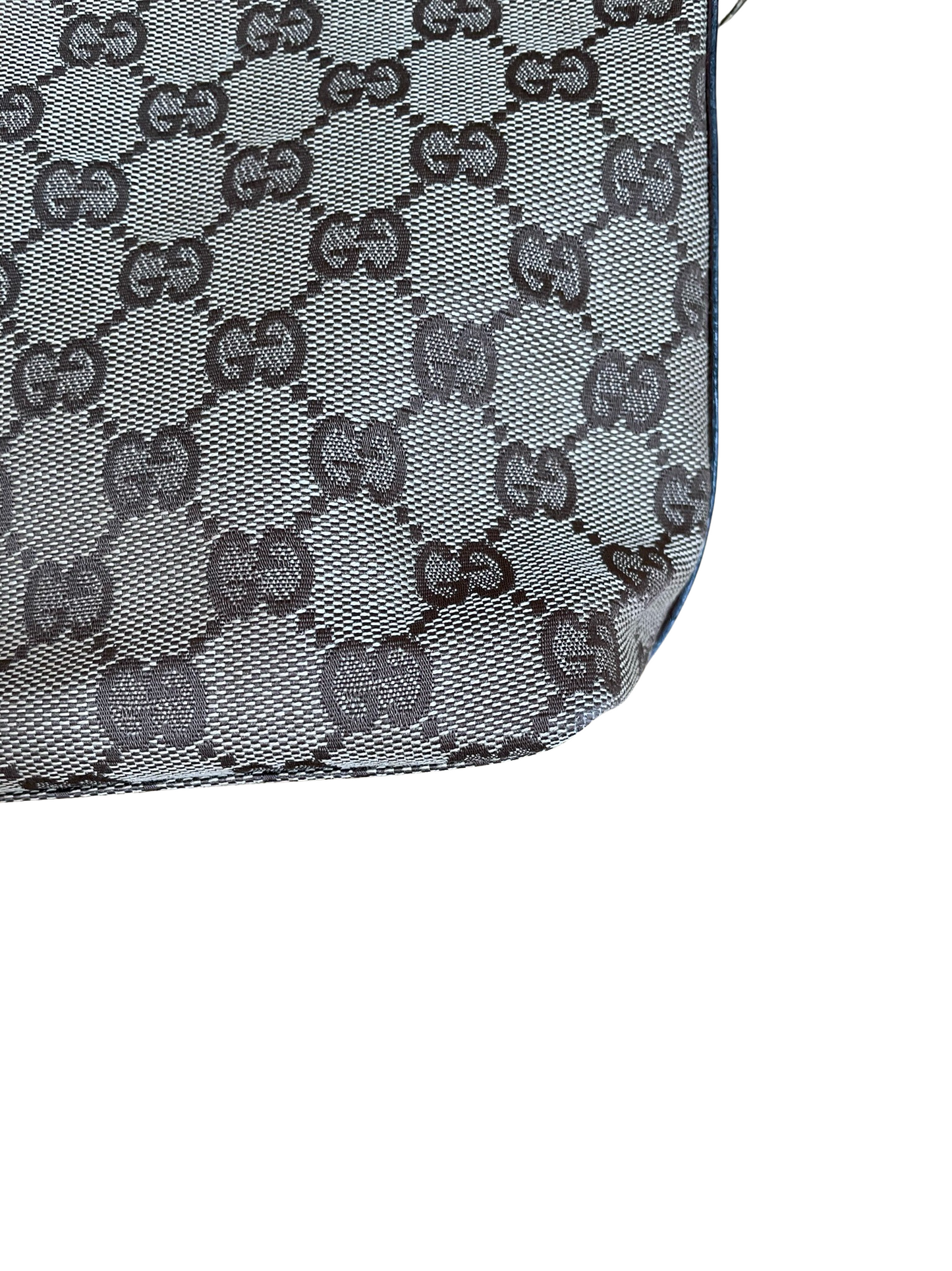 Gucci Beige & Dark Brown Jacquard HandBag
