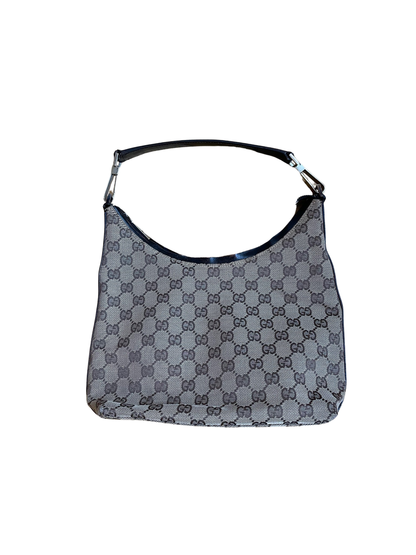 Gucci Beige & Dark Brown Jacquard HandBag