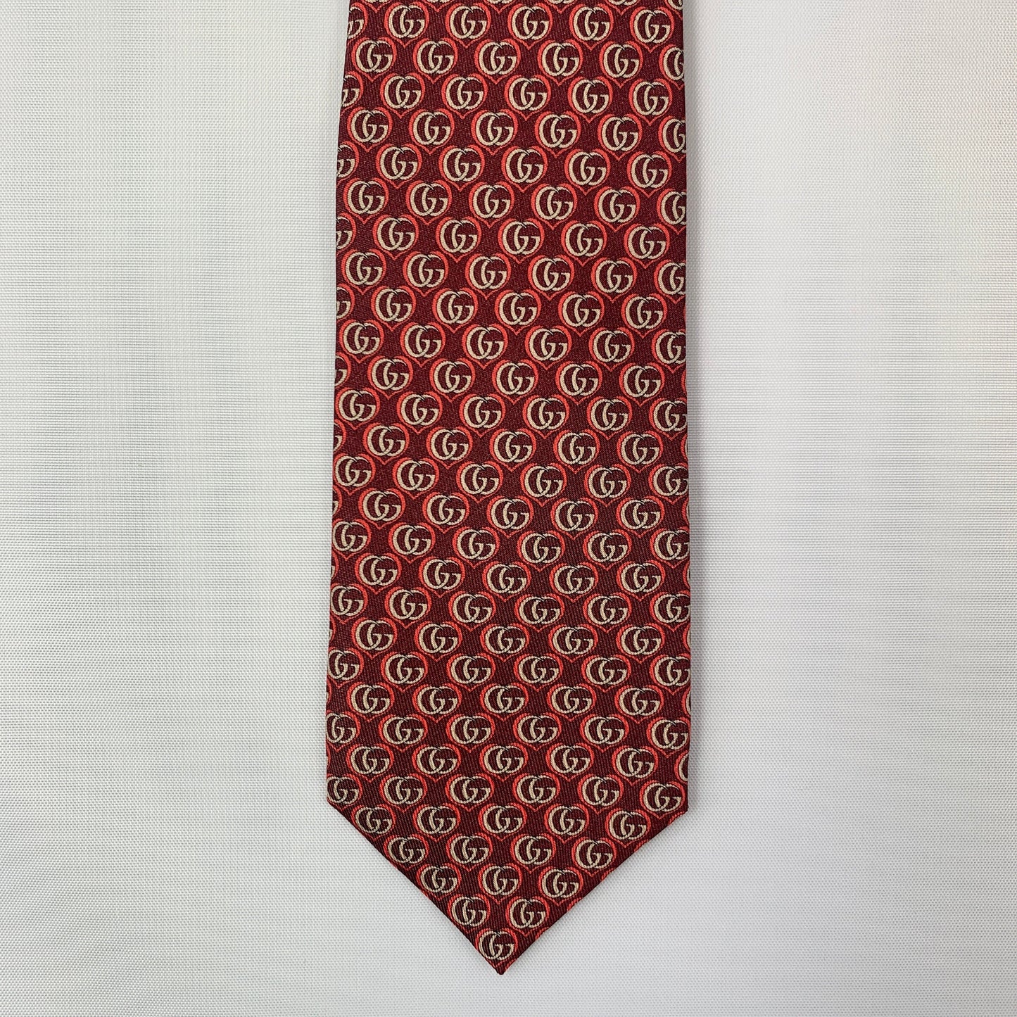 Gucci Silk Twill Love Tie in Red