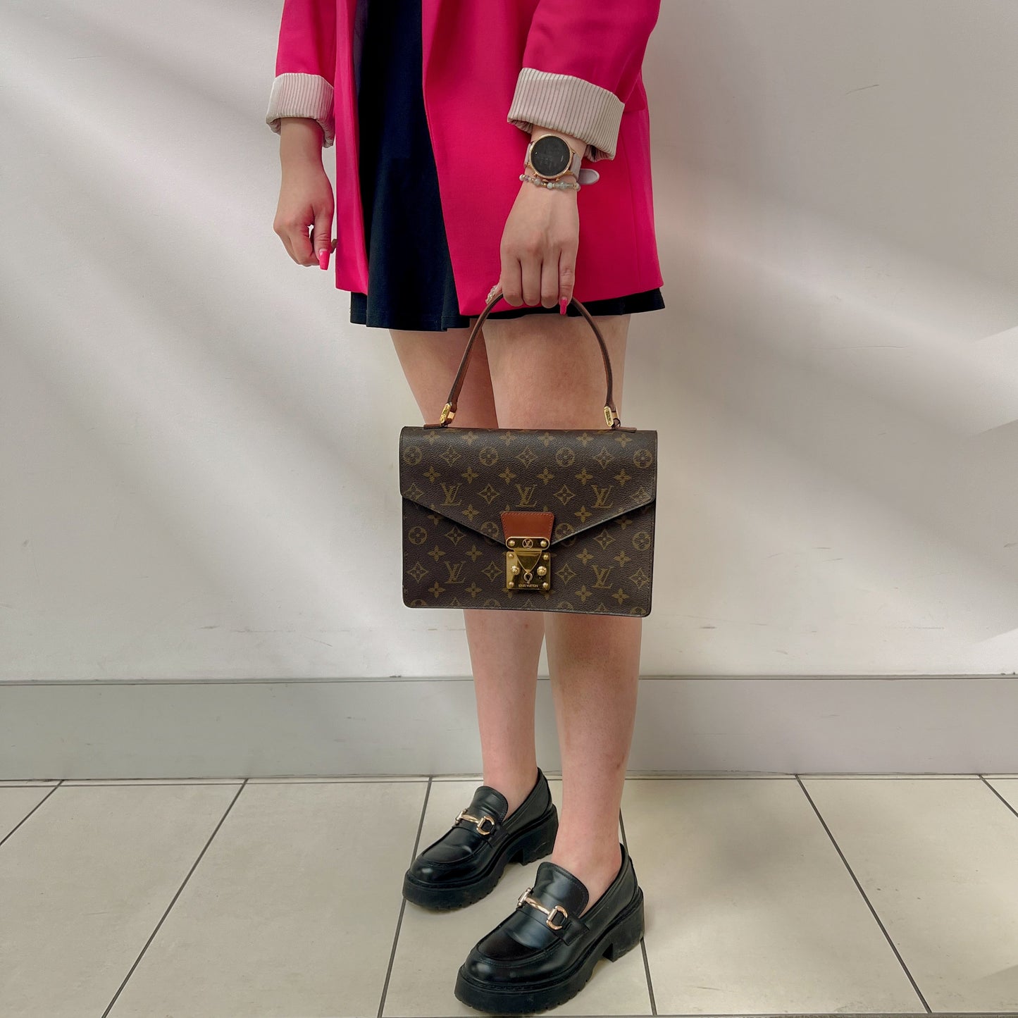 Louis Vuitton Concorde Leather Handbag TWS
