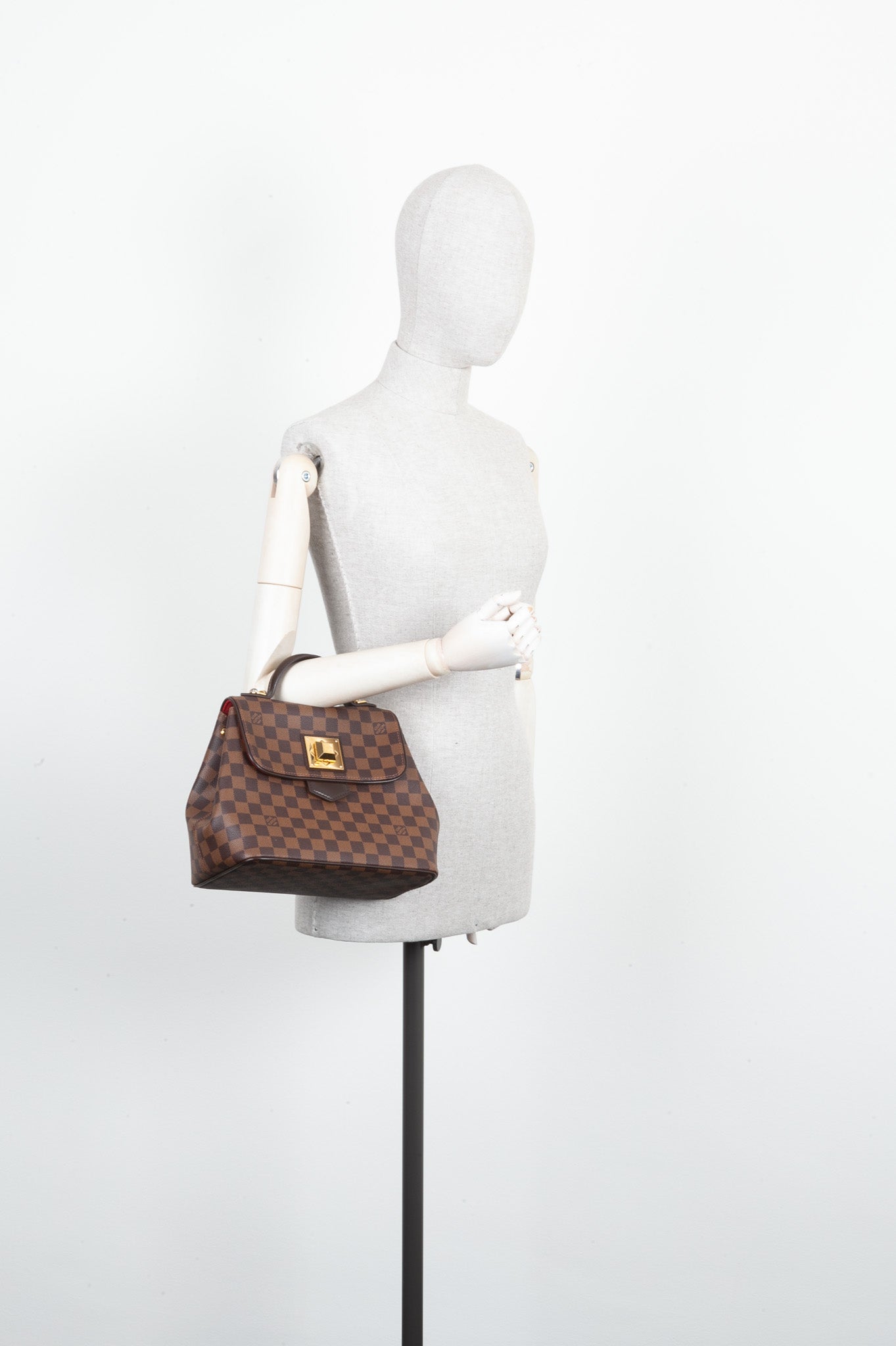 LOUIS VUITTON Bergamo PM Bag Damier Ebene