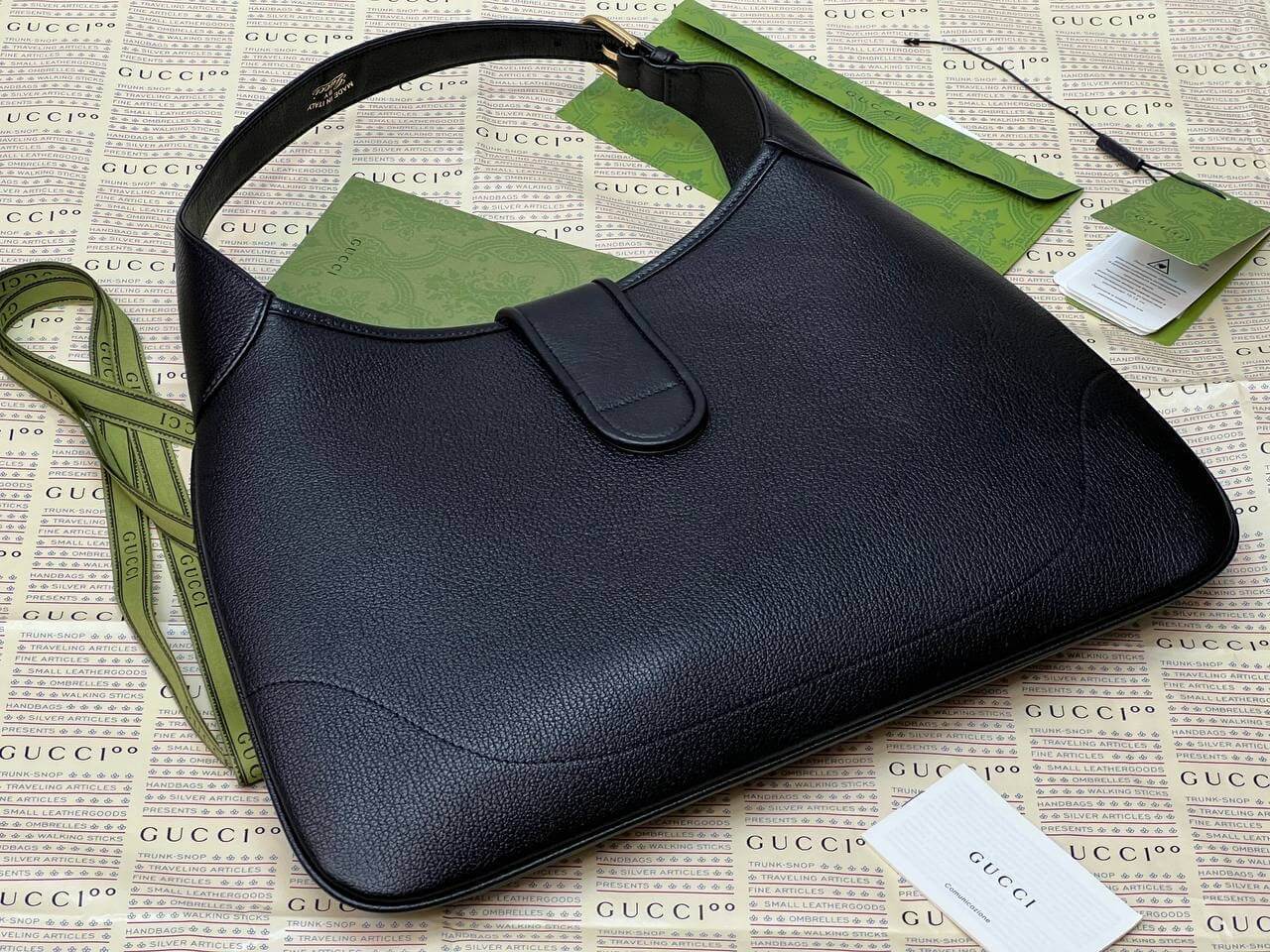Gucci Aphrodite large shoulder bag black