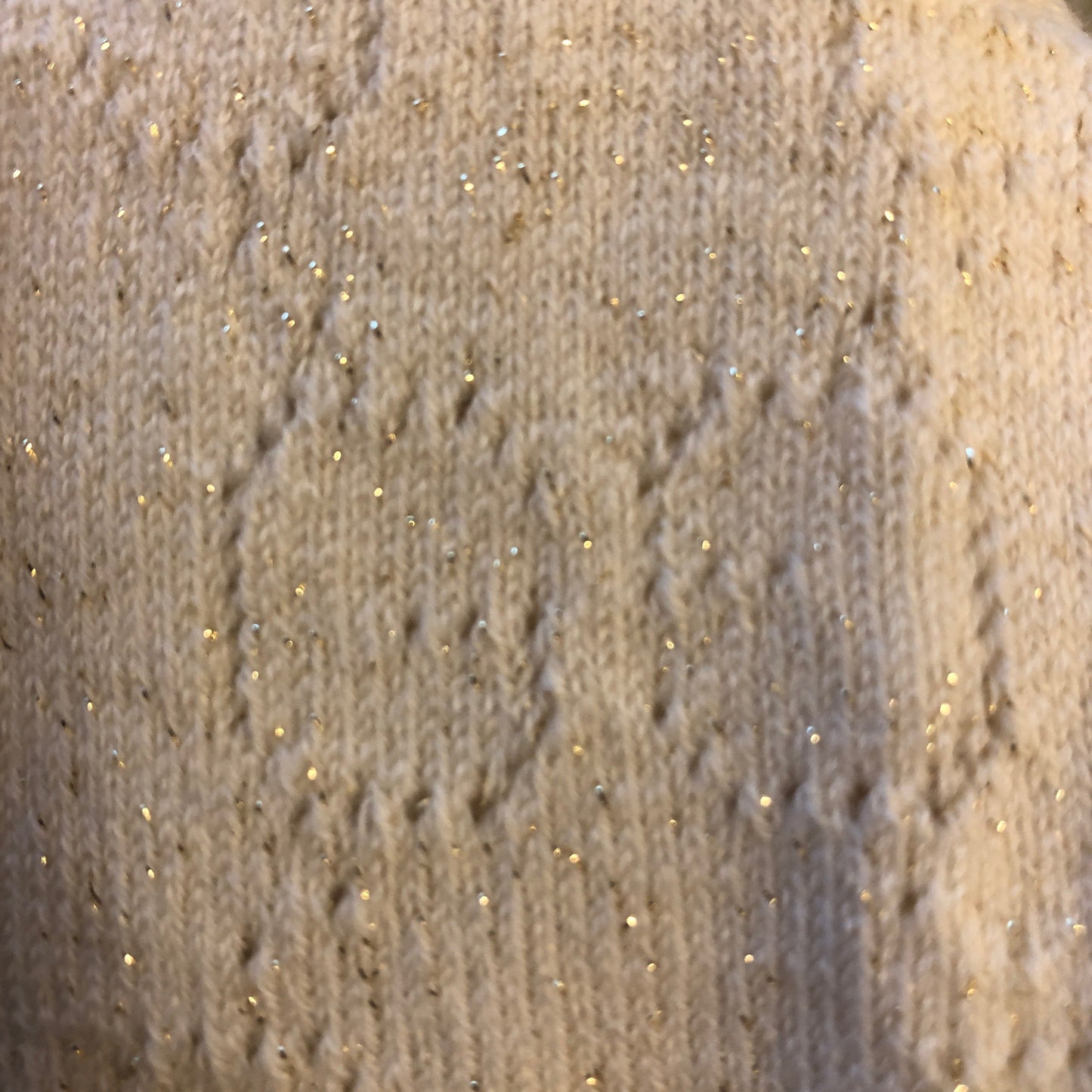 Gucci Winter G Lurex Knit Tights in Ivory