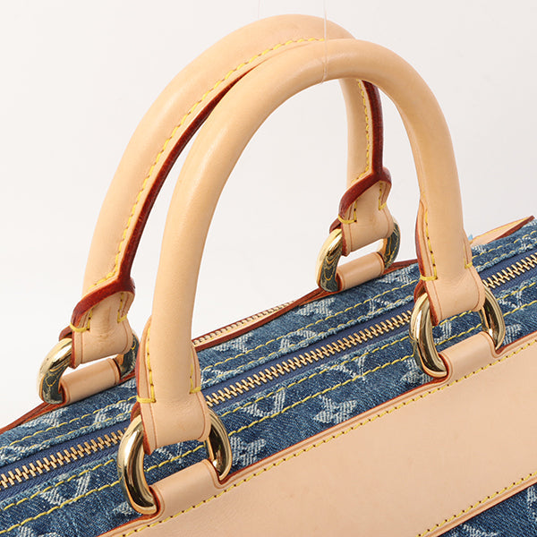 Louis Vuitton 2005 Made Denim Monogram Neo Speedy Indigo