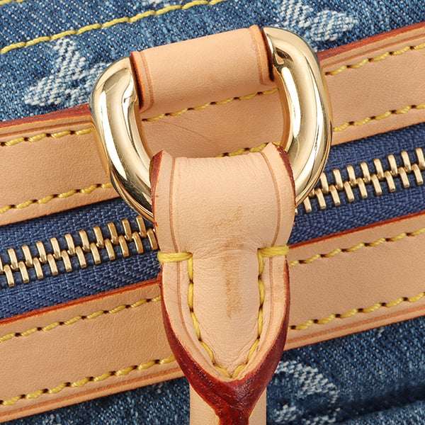 Louis Vuitton 2005 Made Denim Monogram Neo Speedy Indigo