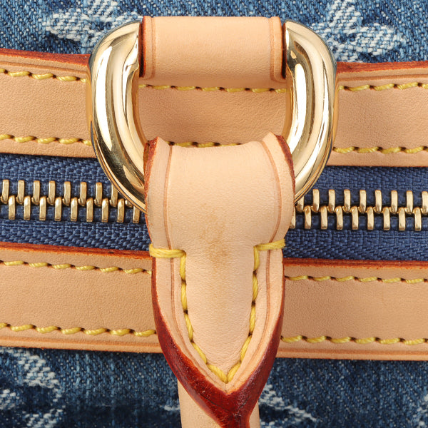Louis Vuitton 2005 Made Denim Monogram Neo Speedy Indigo