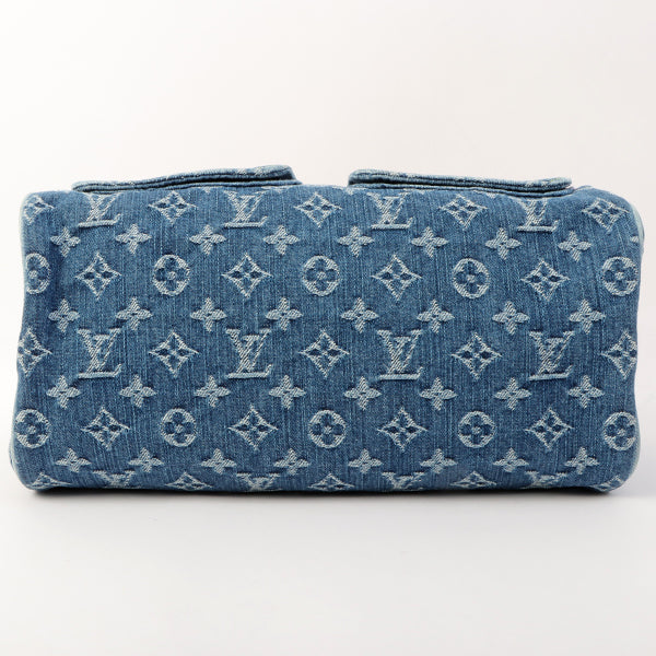 Louis Vuitton 2005 Made Denim Monogram Neo Speedy Indigo