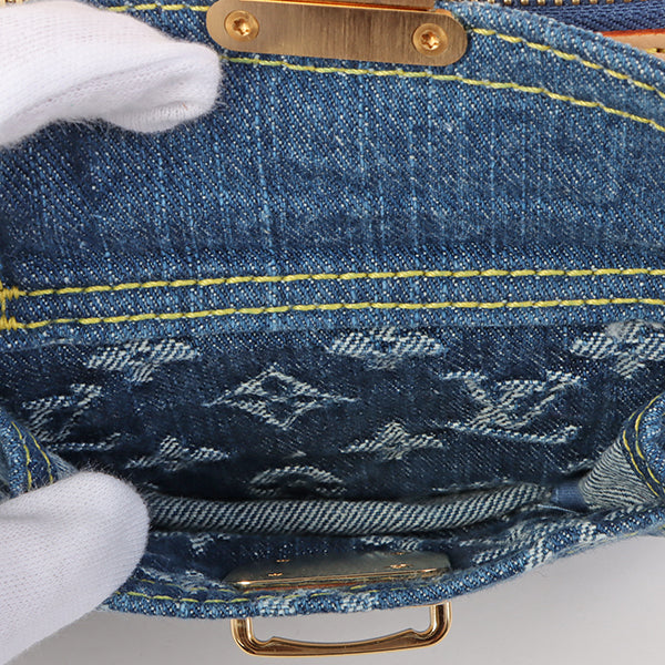 Louis Vuitton 2005 Made Denim Monogram Neo Speedy Indigo