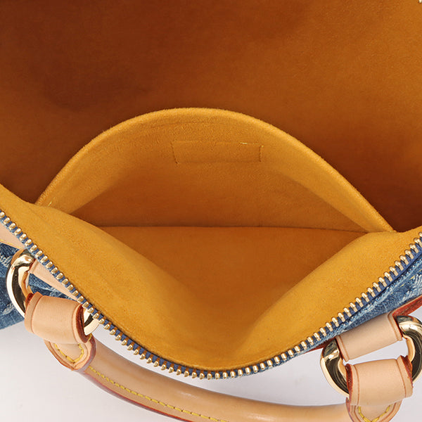 Louis Vuitton 2005 Made Denim Monogram Neo Speedy Indigo