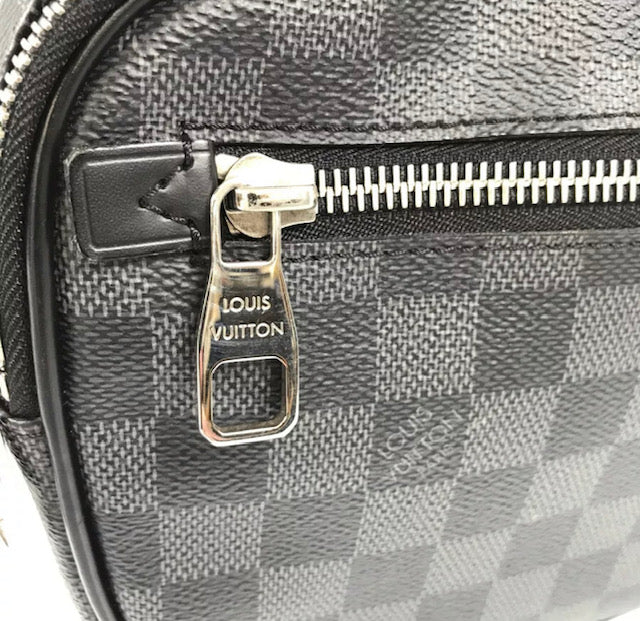 LOUIS VUITTON DAMIER GRAPHITE AMBLER WAIST POUCH