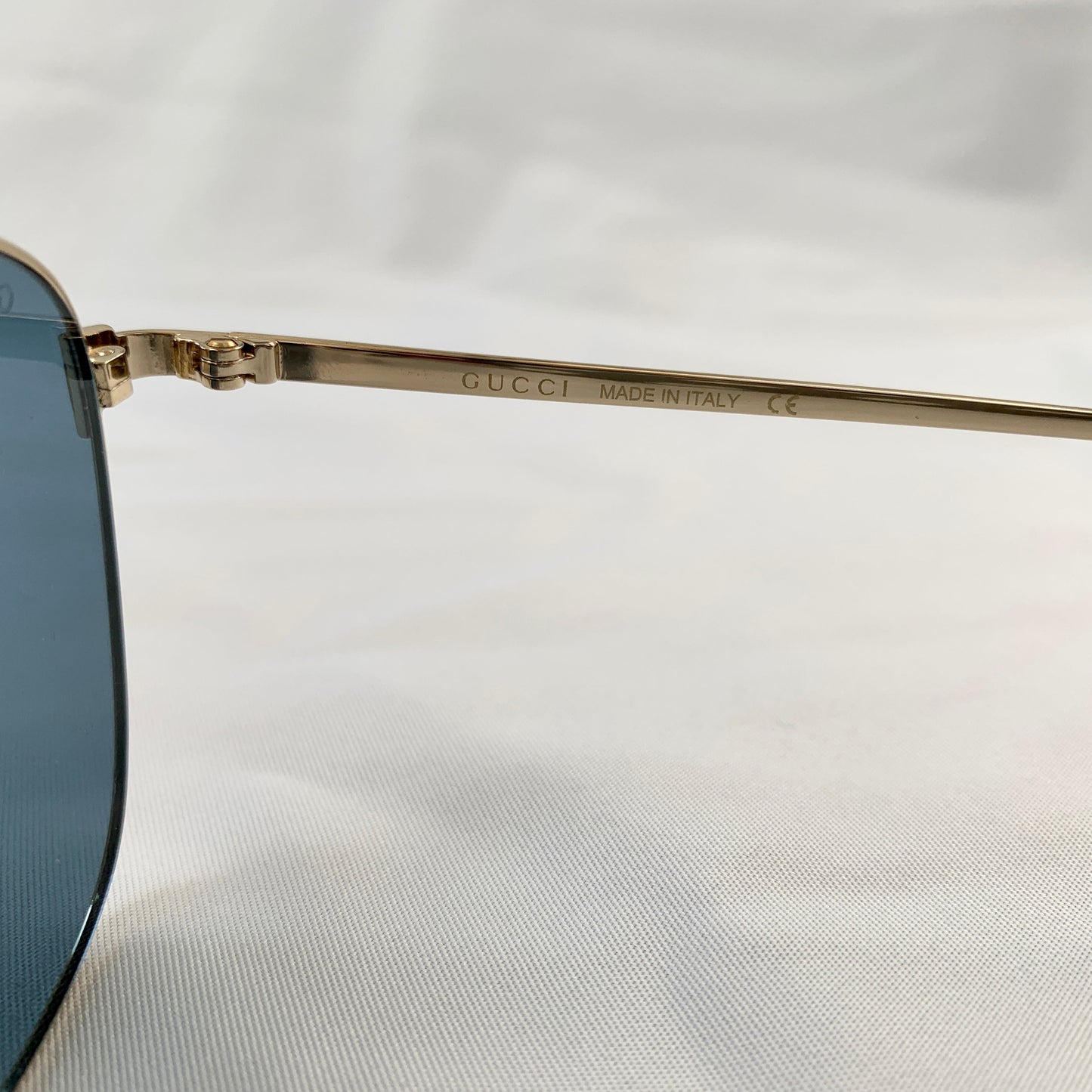 Gucci Acetate Metal Sunglasses with Logo in Orange
