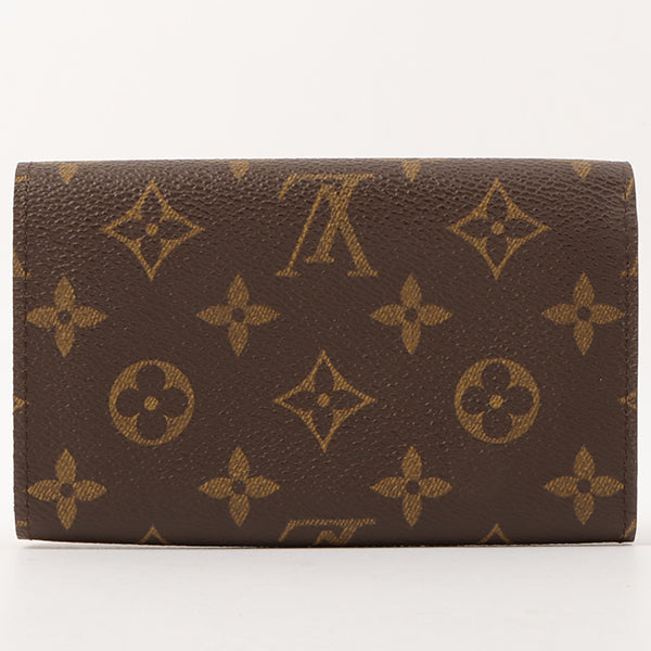 Louis Vuitton 2002 Made Canvas Monogram Porte Monnaie Billets Tresor Brown
