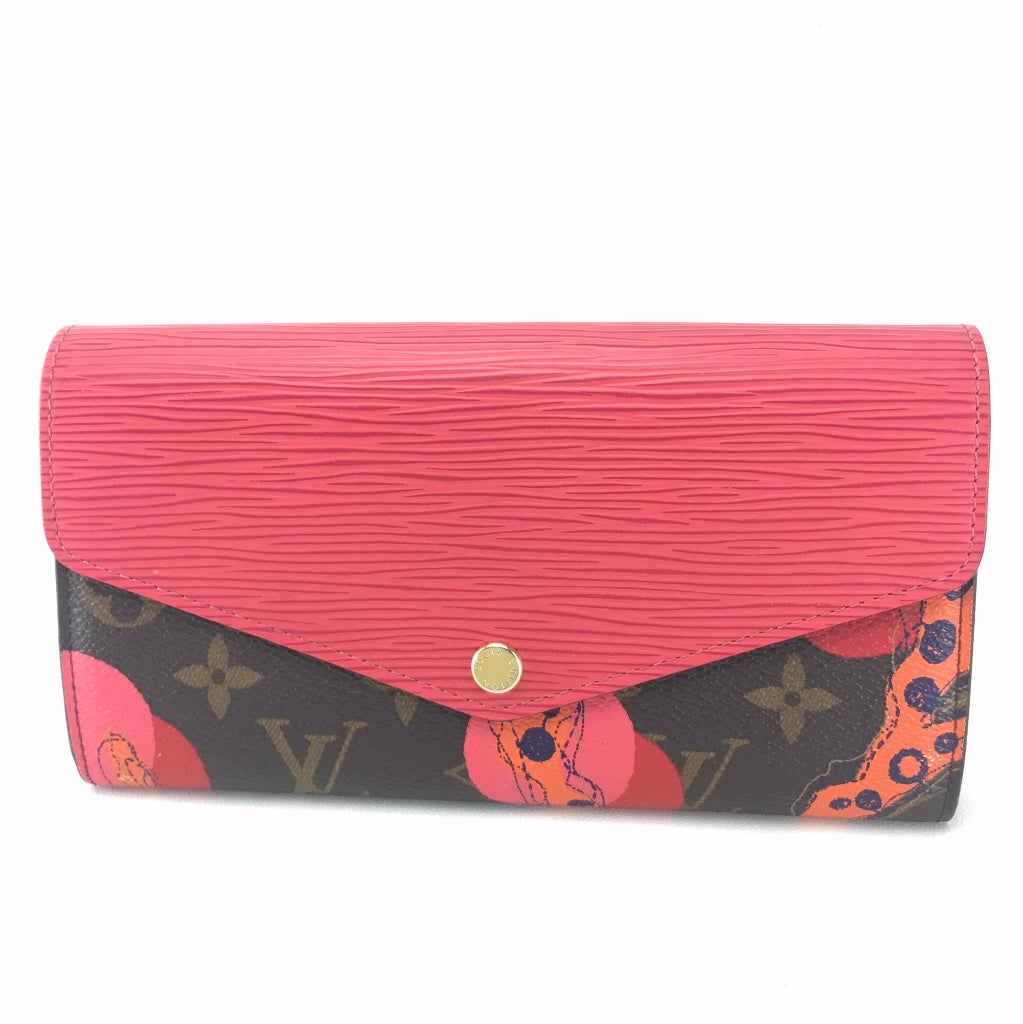 LOUIS VUITTON Folded wallet  M60938 Monogram Canvas / Epi Leather multicolor Monogram epi Portefeuille Sarah Women Used