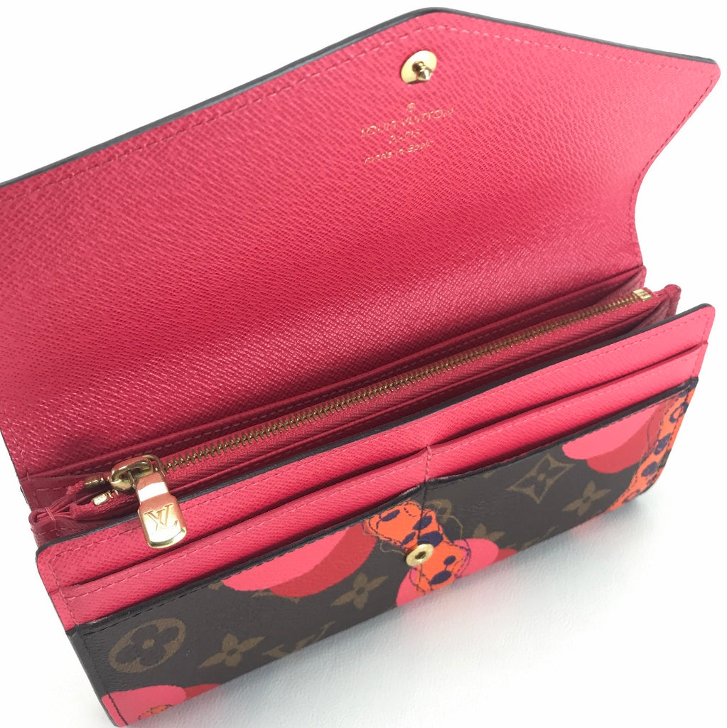 LOUIS VUITTON Folded wallet  M60938 Monogram Canvas / Epi Leather multicolor Monogram epi Portefeuille Sarah Women Used
