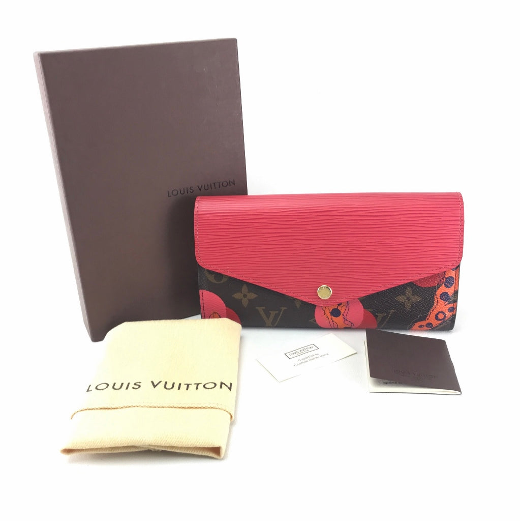 LOUIS VUITTON Folded wallet  M60938 Monogram Canvas / Epi Leather multicolor Monogram epi Portefeuille Sarah Women Used