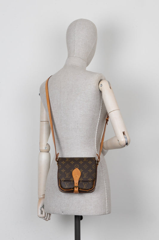 LOUIS VUITTON Cartouchiere PM Crossbody Bag MNG Canvas