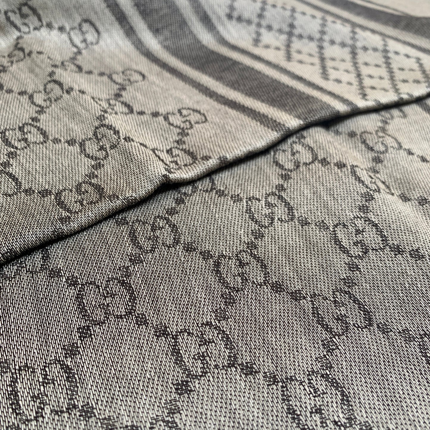 Gucci GG Guccissima Monogram Surviee Scarf in Brown